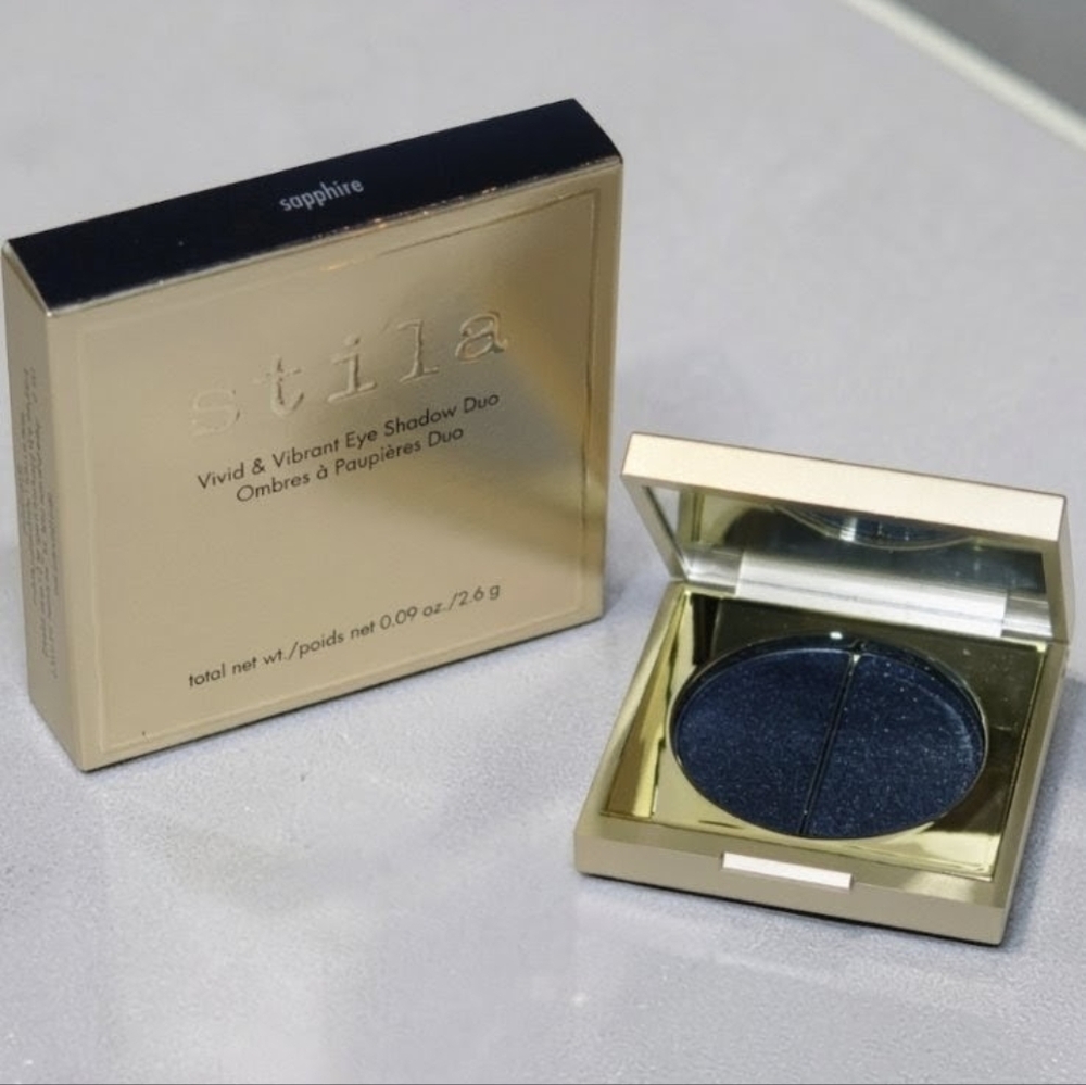 NEW Stila Vivid & Vibrant Shadow Duo - Sapphire
